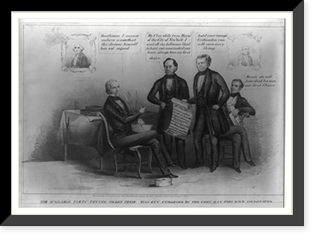 The available party trying to get their villany endorsed by the every man they have assasinated, Vintage Print