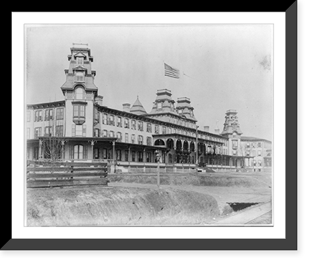 Piney Woods Hotel, Thomasville, Georgia, full front view, Vintage Poster