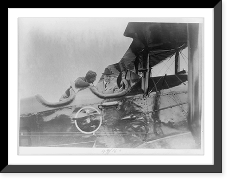 President Coolidge inspecting equipment and navigating instruments in General Mitchell's airplane which are being explained to him by Airplane Inspector Harry C. Short. 1923-1929 Classic Wall Art
