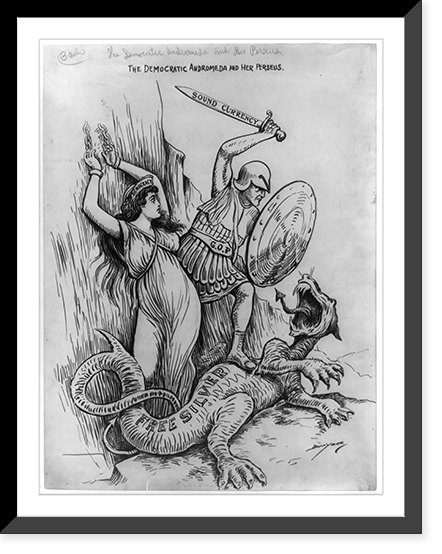 The Democratic Andromeda and her Perseus, Historic Print
