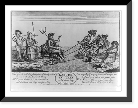 Labour in vain or let them tug & be da. nd Classic, Antique Poster