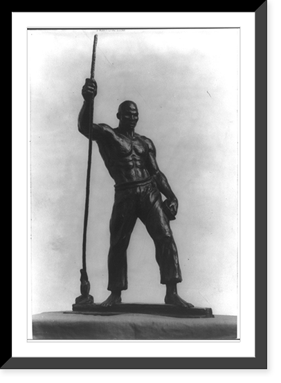 Photograph of a sculpted figure, Stevedore" by Richmond Barth&eacute;", Historic Reproduction