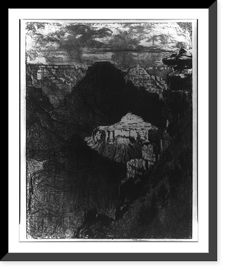 The city under the black mountain, Vintage Wall Art