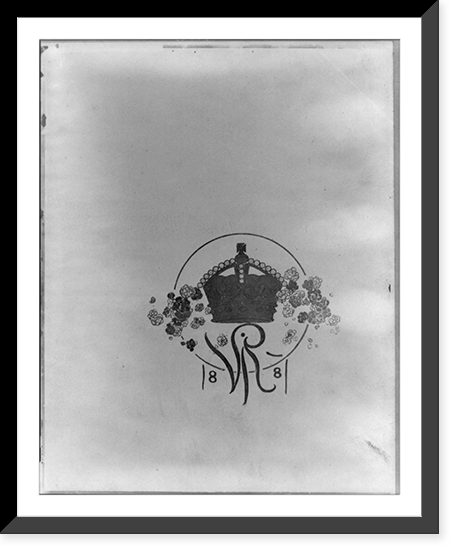 Decoration from the memorial to Queen Victoria on her Jubilee, 1887, designed by Whistler Classic, Vintage Print