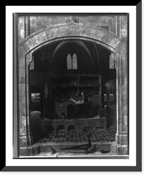 Historic Framed Print, [St. Jerome in his study],  17-7/8" x 21-7/8"