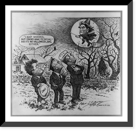 I ain't skeered, but I knows what I'm seeing . and it's no Halloween joke, either Classic, Antique Wall Art