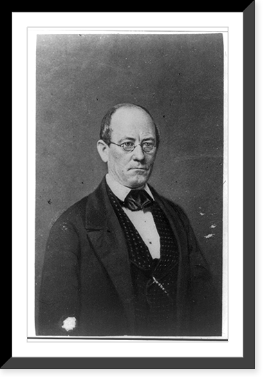 John Letcher, govenor of Virginia, half-length portrait, facing front, Vintage Poster