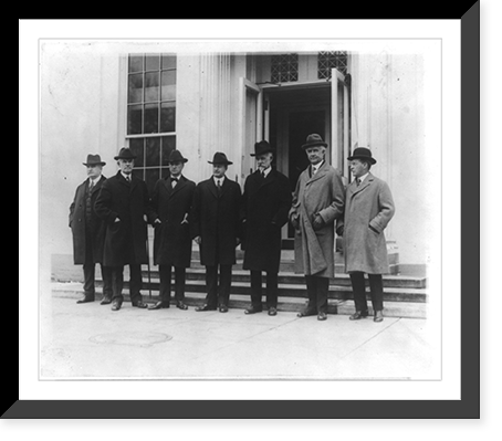 Joint committee of House and Senate who called on the Pres. to inform him of opening of the 67th Congress, Historic Reproduction