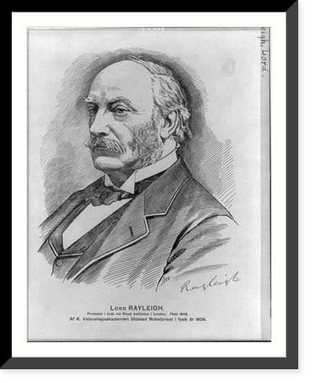 Lord Rayleigh, Vintage Wall Art