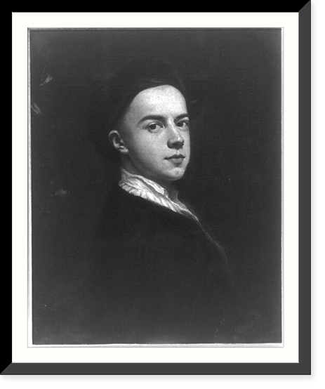 Anonymous painting in London National Gallery supposed to be poet John Gay, Historic Reproduction