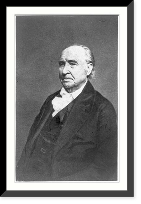 Historic Framed Print, [Elisha(?) Whittlesey, half-length portrait],  17-7/8" x 21-7/8"