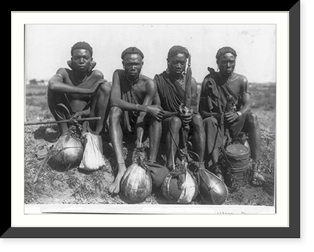 Man of the Kikayu tribe, British East Africa, Antique Wall Art