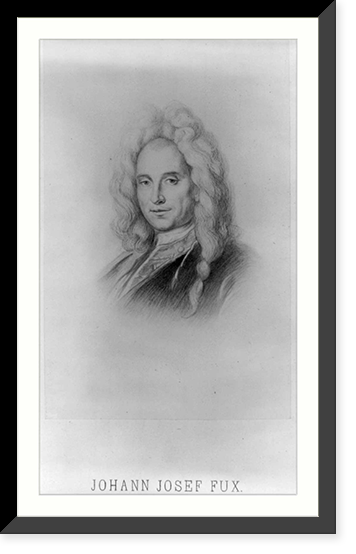 Johann Josef Fux, 1660-1741, bust Classic, Vintage Poster