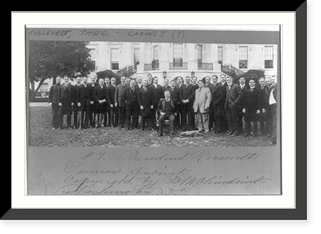 Vintage Building Photo - White House - Theodore Roosevelt, full