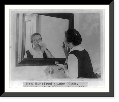 Historic Framed Print, Winifred (Mason) Huck,  17-7/8" x 21-7/8"