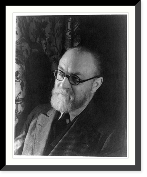 Historic Framed Print, [Portrait of Henri Matisse],  17-7/8" x 21-7/8"
