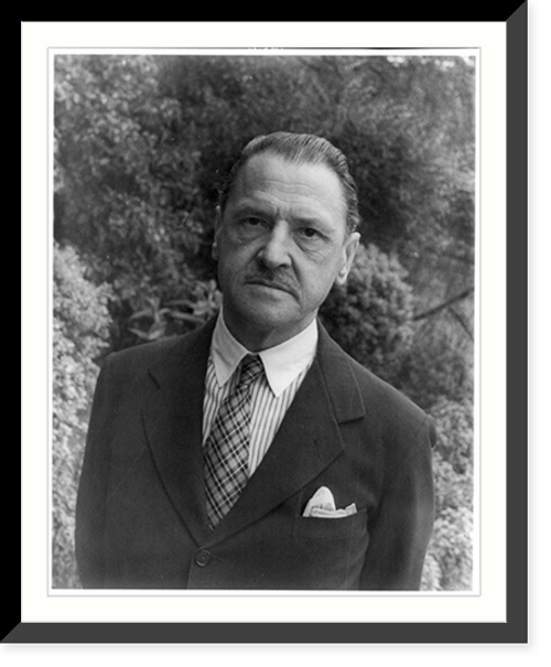Historic Framed Print, [Portrait of W. Somerset Maugham],  17-7/8" x 21-7/8"