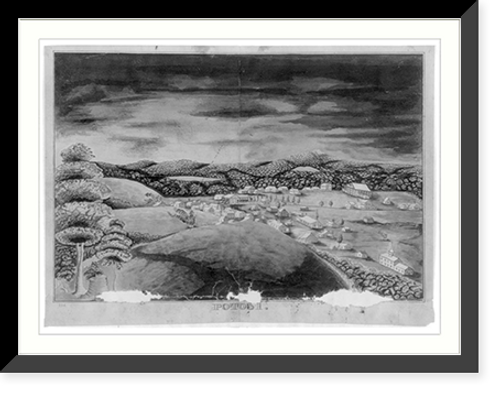 Historic Framed Print, Potosi"",  17-7/8" x 21-7/8"