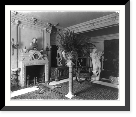The Townsend house, home of Sumner Welles, now the Cosmos Club, 2121 Massachusetts Ave., N.W., Washington, D.C.- interior view of richly decorated and furnished residence - 12 Timeless Wall Art P