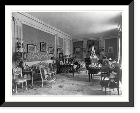 The Townsend house, home of Sumner Welles, now the Cosmos Club, 2121 Massachusetts Ave., N.W., Wash., D.C. - exterior and interior views of richly decorated and furnished residence Antique Wall Art
