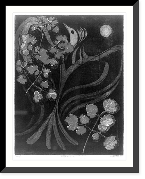Historic Framed Print, Nightingale,  17-7/8" x 21-7/8"