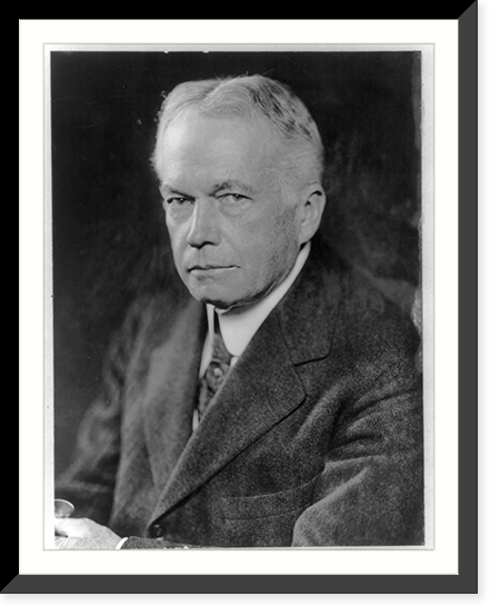 Charles Edward Russell, 1860-1941, head-and-shoulders portrait, facing left, Vintage Print