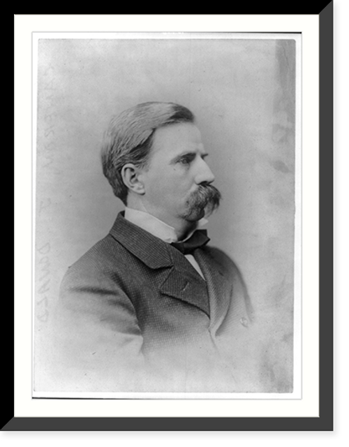 Historic Framed Print, [J. Donald Cameron, head-and-shoulders portrait, right profile],  17-7/8" x 21-7/8"