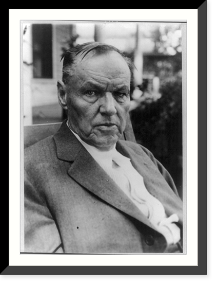 Historic Framed Print, [Clarence Darrow, bust portrait, at Dayton, Tennessee, during Scopes trial],  17-7/8" x 21-7/8"