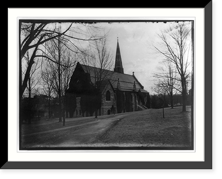 Church on campus, W&L Univ., Lexington, Va, Vintage Poster