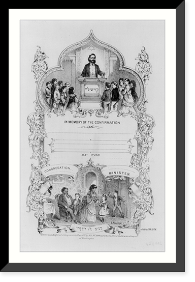 In memory of the confirmation of, Vintage Poster