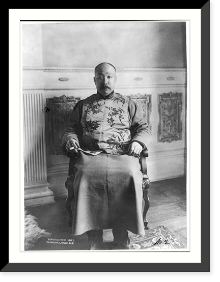 Chen-Tung Liang, full-length portrait, seated, facing front, Antique Wall Art