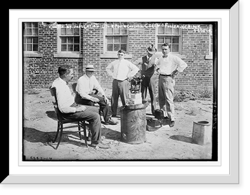 Historic Framed Print, Center of population,  17-7/8" x 21-7/8"