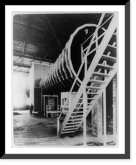 Curtiss Engineering Corp. Garden City, L.I. Wind tunnel, looking forward Classic, Historic Print