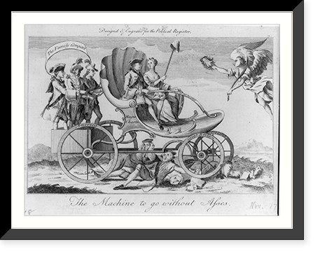 The machine to go without asses, Antique Print