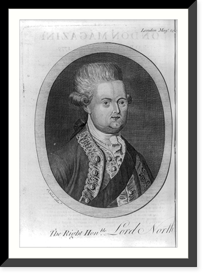 The right hon'ble. Lord North.O Neale delint. Classic, Vintage Poster