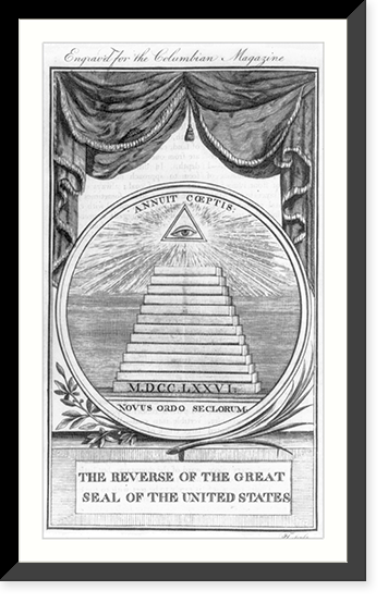 The reverse of the great seal of the United States.JT sculp. Classic, Antique Poster