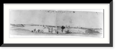 Historic Framed Print, E. view of the city of New York, or: 41 S. view of the city of New York. - 2,  17-7/8" x 21-7/8"