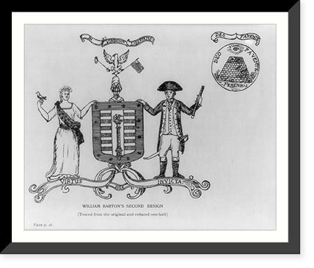 Designs for the Seal of the United States: William Barton's 2nd design, Antique Poster
