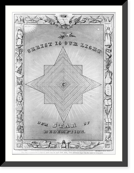 Christ is our light - Our star of redemption, Historic Print