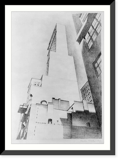 Historic Framed Print, Delmonico Building - 2,  17-7/8" x 21-7/8"