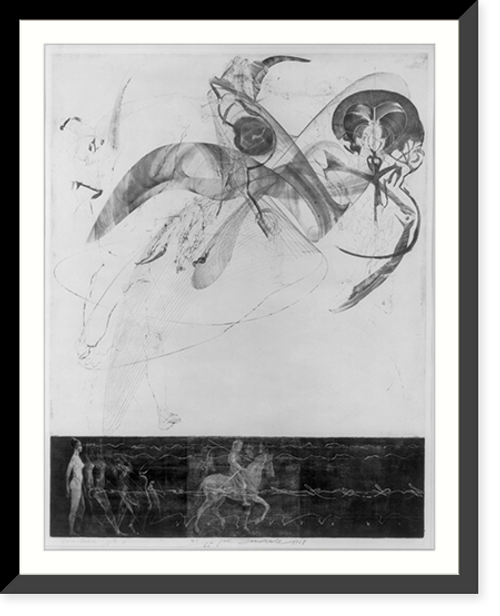 Historic Framed Print, Com&eacute;die no. 6.Jir&iacute; Anderle 1968.,  17-7/8" x 21-7/8"