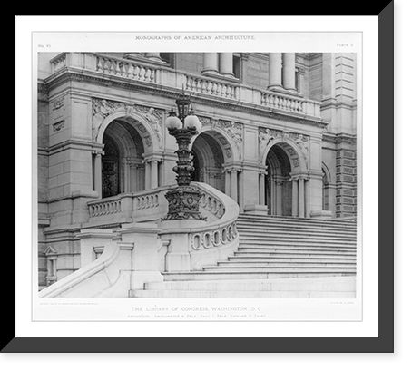 Historic Framed Print, [The Library of Congress, Washington, D.C.] - 5,  17-7/8" x 21-7/8"
