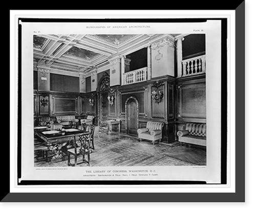 Historic Framed Print, [The Library of Congress, Washington, D.C.] - 20,  17-7/8" x 21-7/8"