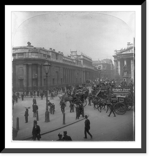 Historic Framed Print, [England - London - Bank of England],  17-7/8" x 21-7/8"