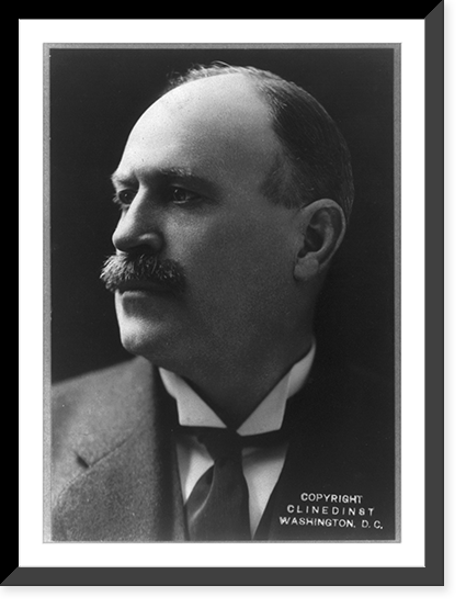 Joseph Meriwether Terrell, 1861-1912, bust portrait, left profile, Antique Print