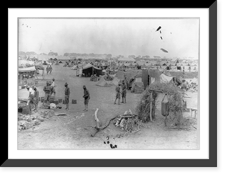 24th Infantry Reg. (Negro) in Mexico, 1916: general view of camp, Historic Print