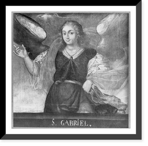 Historic Framed Print, The Archangel Gabriel,  17-7/8" x 21-7/8"