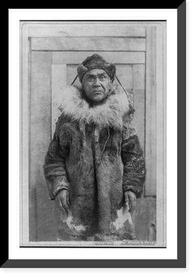 Scavatka, Yukon guide, Alaska, three-quarter-length portrait, standing, facing front, Antique Wall Art