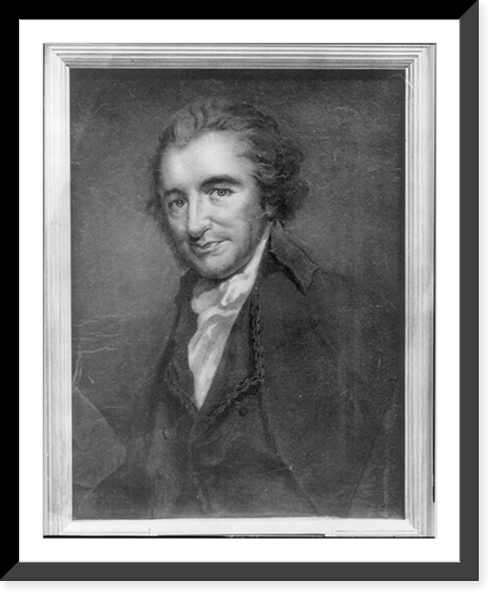 Historic Framed Print, [Thomas Paine, 1737-1809, bust portrait, facing right],  17-7/8" x 21-7/8"