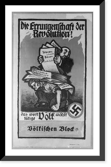 Die Errungenschaft der Revolution! (The advance of the revolution), Historic Print